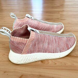Pink and white Adidas NMD City Socks trainers #AdidasNMD Women Size 8.0 US